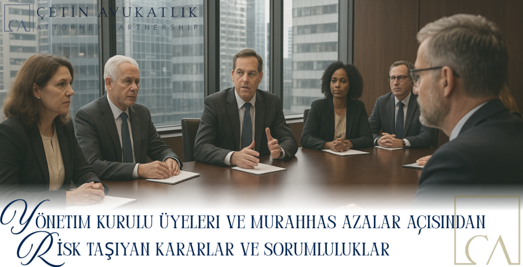 Yönetim Kurulu Üyeleri ve Murahhas Azalar Açısından Hukuki Risk Taşıyan Kararlar ve Sorumluluklar